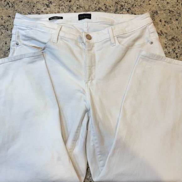 Talbots Jegging Crop White Jeans - Picture 1 of 6
